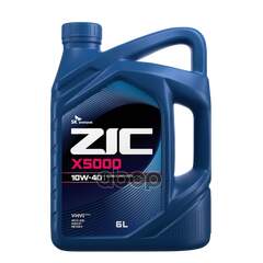 Купить МАСЛО МОТОРНОЕ ZIC X5000 10W-40 ПОЛУСИНТЕТИЧЕСКОЕ 6 Л 172658