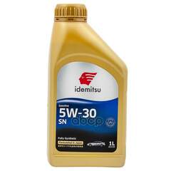 Купить МАСЛО МОТОРНОЕ IDEMITSU GAZOLINE F-S SN 5W-30 СИНТЕТИЧЕСКОЕ 1 Л 30011328724L