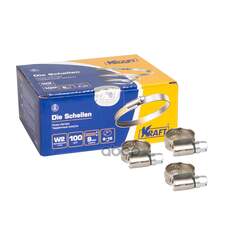 Купить ХОМУТ 8-12 ММ (НЕРЖАВЕЮЩАЯ СТАЛЬ) KRAFT KT880400