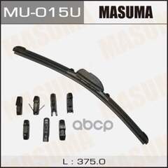 Купить ЩЕТКА СТЕКЛООЧИСТИТЕЛЯ 375 ММ БЕСКАРКАСНАЯ 1 ШТ MASUMA NANO GRAPHITE MU-015U