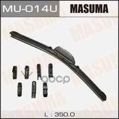Купить ЩЕТКА СТЕКЛООЧИСТИТЕЛЯ 350 ММ БЕСКАРКАСНАЯ 1 ШТ MASUMA NANO GRAPHITE MU-014U