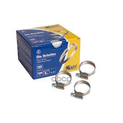 Купить ХОМУТ 12-22 ММ (НЕРЖАВЕЮЩАЯ СТАЛЬ) KRAFT KT880402