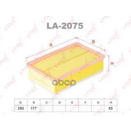 Купить ФИЛЬТР ВОЗДУШНЫЙ AUDI A3 1.6D-2.0D 12>, SKODA FABIA 1.4D 14> / OCTA LYNXAUTO LA-2075