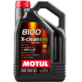 Купить МАСЛО МОТОРНОЕ MOTUL 8100 X-CLEAN EFE 5W-30 СИНТЕТИЧЕСКОЕ 4 Л 111861