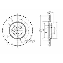 Купить ДИСК ТОРМОЗНОЙ ПЕРЕДНИЙ OPEL ASTRA H/MERIVA 4 ОТВ. ICER 78BD9001-2