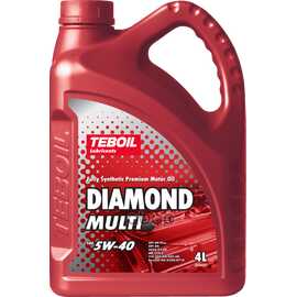 Купить МАСЛО МОТОРНОЕ TEBOIL DIAMOND MULTI 5W-40 СИНТЕТИЧЕСКОЕ 4 Л 3455081