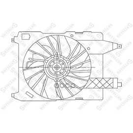 Купить ВЕНТИЛЯТОР ОХЛАЖДЕНИЯ RENAULT MEGANE 1.4-2.0 02> STELLOX 2999410_SX