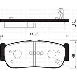 Купить КОЛОДКИ ТОРМОЗНЫЕ ЗАДНИЕ SANGSIN BRAKE SP1178