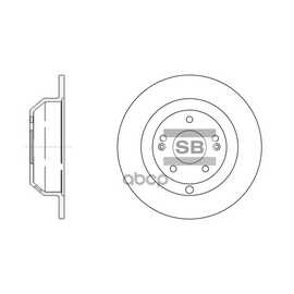 Купить ДИСК ТОРМОЗНОЙ ЗАДНИЙ SORENTO3,SANTA FE2 09- SANGSIN BRAKE SD1072