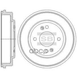 Купить БАРАБАН ТОРМОЗНОЙ HYUNDAI GETZ 02- С ABS SD1079