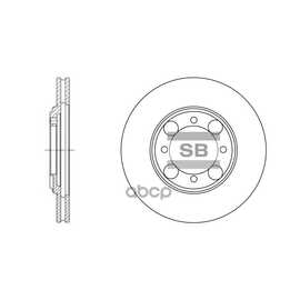 Купить ДИСК ТОРМОЗНОЙ ПЕРЕДНИЙ SANGSIN BRAKE SD1014