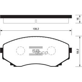 Купить КОЛОДКИ ТОРМОЗНЫЕ ПЕРЕДНИЕ SANGSIN BRAKE SP1527