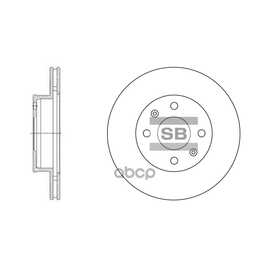 Купить ДИСК ТОРМОЗНОЙ ПЕРЕДНИЙ SANGSIN BRAKE SD2010