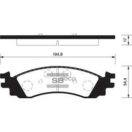 Купить КОЛОДКИ ТОРМОЗНЫЕ ПЕРЕДНИЕ SANGSIN BRAKE SP1510