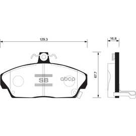 Купить КОЛОДКИ ТОРМОЗНЫЕ ДИСКОВЫЕ HONDA CIVIC 1.4-2.0 &16V 95-01, ROVER 200/400 90-00 SP1571