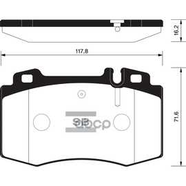 Купить КОЛОДКИ ТОРМОЗНЫЕ ДИСКОВЫЕ MB W220/W211 02 SP2193