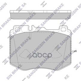 Купить КОЛОДКИ ПЕРЕДНИЕ MERCEDES C W205, E W213 SP4003