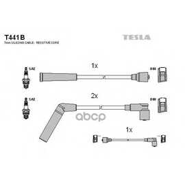 Купить ПРОВОДА ВЫСОКОВОЛЬТНЫЕ DAEWOO MATIZ/TICO/CHEVROLET AVEO TESLA T441B