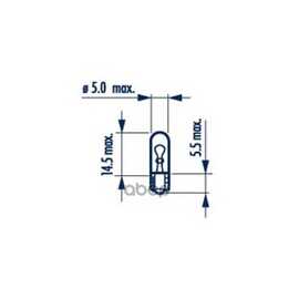 Купить ЛАМПА 24V W1,2W 1,2W NARVA STANDARD 1 ШТ. КАРТОН 17040