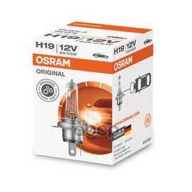 Купить ЛАМПА 12V H19 60/55W PU43T OSRAM ORIGINAL LINE 1 ШТ. КАРТОН 64181L