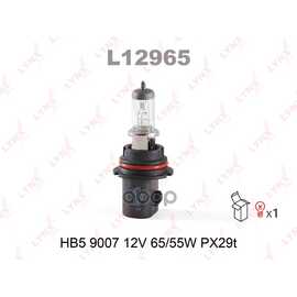 Купить ЛАМПА ГАЛОГЕНОВАЯ HB5 9007 12V 65/55W PX29T  L12965