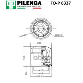 Купить ФИЛЬТР МАСЛЯНЫЙ (АНАЛОГ FO 5418) HYUNDAI/KIA SOLARIS/RIO FO-P6327