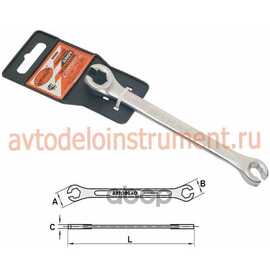 Купить КЛЮЧ ПРОКАЧНОЙ 15X17 PROFESSIONAL АВТОDЕЛО 34357