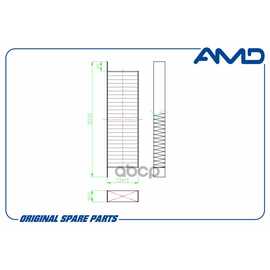 Купить ФИЛЬТР САЛОННЫЙ 272772951R/AMD.FC848A (АНТИБАКТЕРИАЛЬНЫЙ, УГОЛЬНЫЙ) AMD