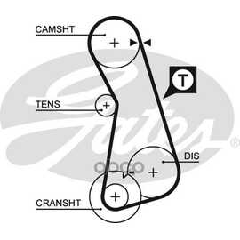 Купить РЕМЕНЬ ГРМ GATES 5308