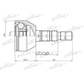 Купить ШРУС НАРУЖН К-КТ 33X53X22 OPEL  ASTRA H/ZAFIRA B 1.4/1.6 16V 04- PCV1504