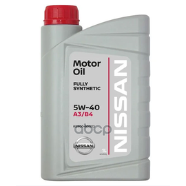 Купить МАСЛО МОТОРНОЕ СИНТЕТИЧЕСКОЕ NISSAN MOTOR OIL 5W-40 1Л (KE900-90032) KE900-90032R