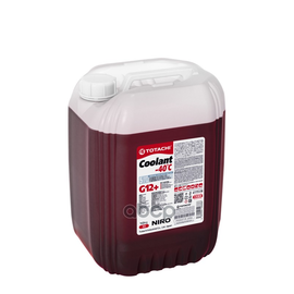 Купить АНТИФРИЗ TOTACHI NIRO COOLANT RED -40C G12+ 10КГ (4589904526886) 43110