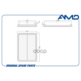 Купить ФИЛЬТР ВОЗДУШНЫЙ AMDFA15