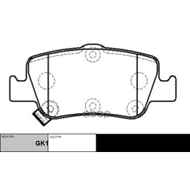 Купить КОЛОДКИ ТОРМОЗНЫЕ ДИСКОВЫЕ (НОВ АРТ GK1189) CKT-176