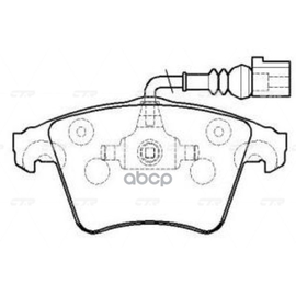 Купить КОЛОДКИ ТОРМОЗНЫЕ ДИСКОВЫЕ ПЕРЕДНИЕ VW T5/MULTIVAN (СТАРЫЙ АРТ. CKVW-31) GK1258