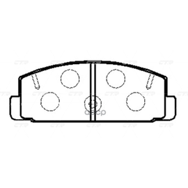 Купить КОЛОДКИ ТОРМОЗНЫЕ MAZDA 6 02/323 96/626 9202 (НОВ АРТ GK0715) CKMZ-69