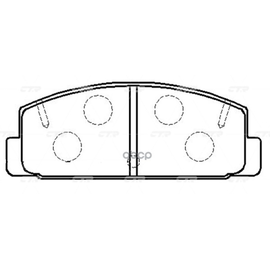 Купить КОЛОДКИ ТОРМОЗНЫЕ ДИСКОВЫЕ ЗАДНИЕ MAZDA RX-7 III 2.6 ROTARY TWINTURBO 92-96 (СТАРЫЙ АРТ. CKMZ-49) GK0695