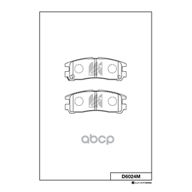 Купить КОЛОДКИ ТОРМОЗНЫЕ ДИСКОВЫЕ ЗАДН. MITSUBISHI GALANT,COLT 91- D6024M