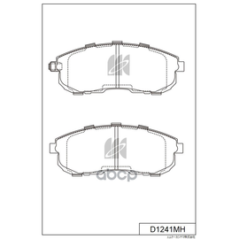 Купить КОЛОДКИ ТОРМОЗНЫЕ ДИСКОВЫЕ NISSAN SKYLINE V35 01, SUZUKI SX-4 06 D1241MH