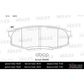 Купить КОЛОДКИ ТОРМОЗНЫЕ ЗАДНИЕ (БЕЗ ДАТЧИКА) (СМЕСЬ LOW-METALLIC) TOYOTA LAND CRUISER J200 4.5D/4.7 07-/LEXUS LX570 08- (TRW GDB3491) E410356