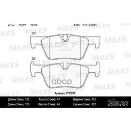 Купить КОЛОДКИ ТОРМОЗНЫЕ ЗАДНИЕ (СМЕСЬ SEMI-METALLIC) BMW 1 F20 10-/3 F30 11- (TRW GDB1919) E110383