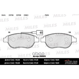 Купить КОЛОДКИ ТОРМОЗНЫЕ ПЕРЕДНИЕ (С ДАТЧИКОМ) (СМЕСЬ SEMI-METALLIC) (OPEL CORSA D /FIAT 500 (312)) (TRW GDB1829) E100072