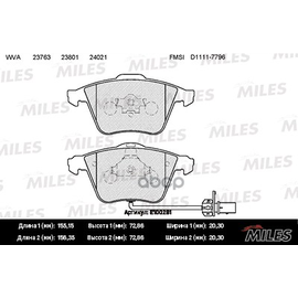 Купить КОЛОДКИ ТОРМОЗНЫЕ ПЕРЕДНИЕ (С ДАТЧИКОМ) (СМЕСЬ SEMI-METALLIC) AUDI A6/ALLROAD 04 (TRW GDB1659) E100281