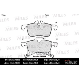 Купить КОЛОДКИ ТОРМОЗНЫЕ ПЕРЕДНИЕ (БЕЗ ДАТЧИКА) (СМЕСЬ SEMI-METALLIC) OPEL ASTRA G/H/ZAFIRA A (TRW GDB1668) E100058