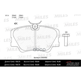 Купить КОЛОДКИ ТОРМОЗНЫЕ ПЕРЕДНИЕ (БЕЗ ДАТЧИКА) (СМЕСЬ SEMI-METALLIC) MERCEDES BENZ W201/W124 (TRW GDB818) E100450