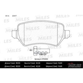 Купить КОЛОДКИ ТОРМОЗНЫЕ ЗАДНИЕ (СМЕСЬ SEMI-METALLIC) OPEL ZAFIRA 05- (TRW GDB1831) E110484