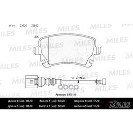 Купить КОЛОДКИ ТОРМОЗНЫЕ ЗАДНИЕ С ДАТЧИКОМ (СМЕСЬ LOW-METALLIC) VOLKSWAGEN T5 03/MULTIVAN 03 (TRW GDB1557) E410119