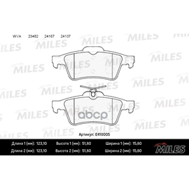 Купить КОЛОДКИ ТОРМОЗНЫЕ ЗАДНИЕ (БЕЗ ДАТЧИКА) (СМЕСЬ LOW-METALLIC) FORD FOCUS II/III/MAZDA 3/OPEL VECTRA C/ VOLVO S40 (TRW GDB1621) E410005