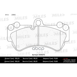 Купить КОЛОДКИ ТОРМОЗНЫЕ ПЕРЕДНИЕ (СМЕСЬ CERAMIC СЕРИЯ PRO) VOLKSWAGEN TOUAREG 03/PORSCHE CAYENNE 03 (TRW GDB1547) E500272