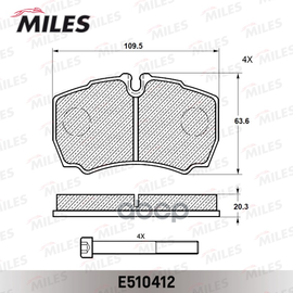 Купить КОЛОДКИ ТОРМОЗНЫЕ ЗАДНИЕ (СМЕСЬ CERAMIC СЕРИЯ PRO) FORD TRANSIT 06-/IVECO DAILY 01- (TRW GDB1901) E510412